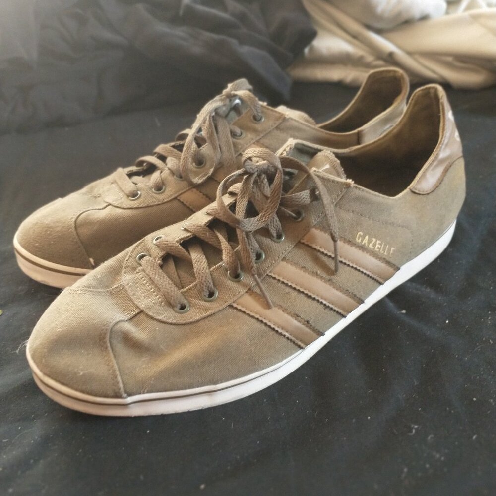 Adidas Gazelle green, size 13, used